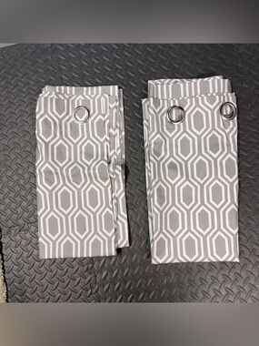 2 40.5”x83” thermal insulated room darkening window curtains